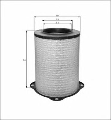 MAGNETI MARELLI 154066061310 -  Воздушный фильтр